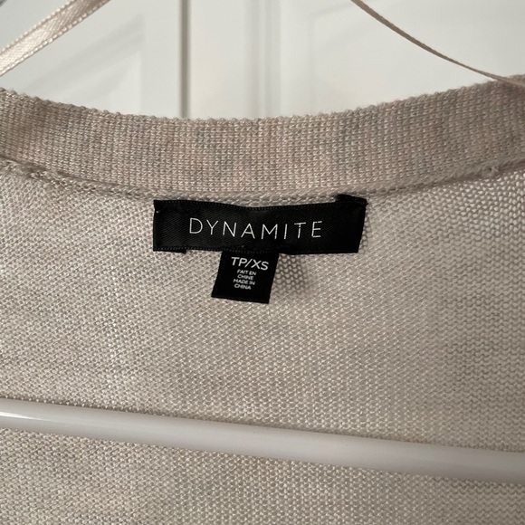 Beige Dynamite Cardigan- XS - Picture 4 of 4